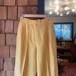 Vintage Yellow Trousers